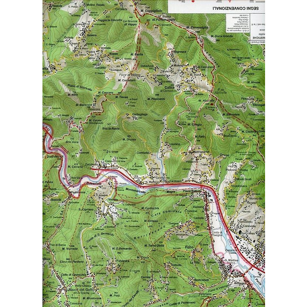 IGC Italien 1 : 50 000 Wanderkarte 23 Golf del Tigullio - Wanderkarte