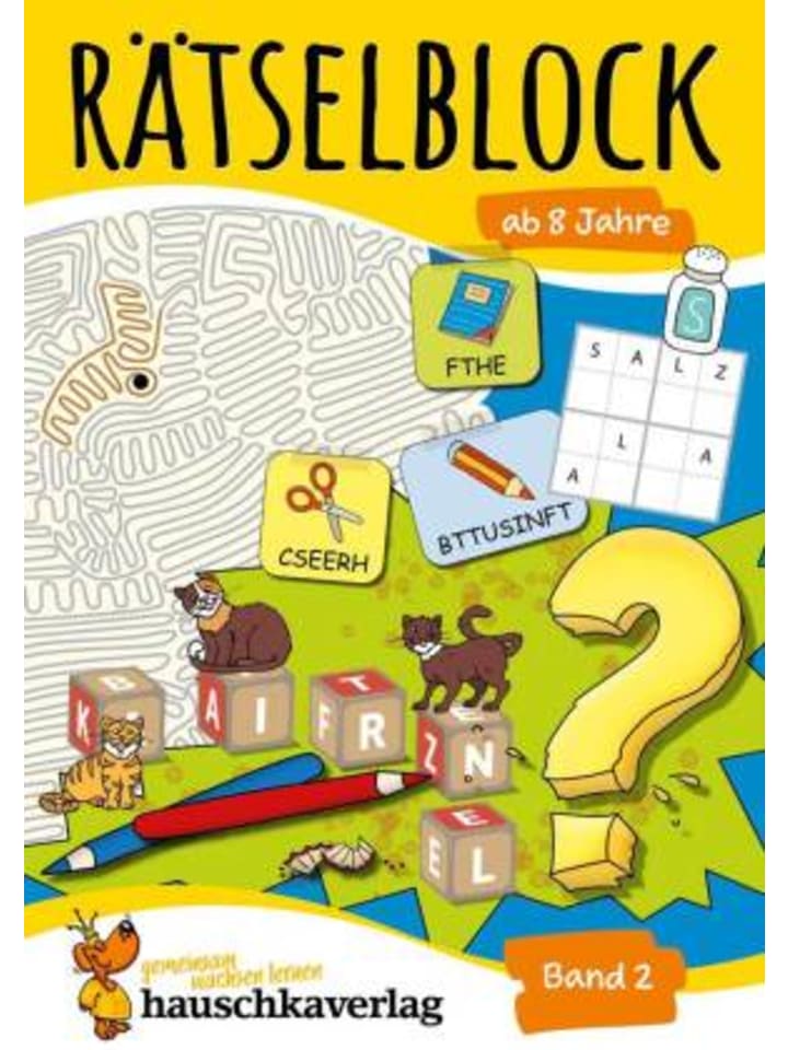 Hauschka Buch - Rätselblock ab 8 Jahre - Band 2 günstig kaufen onesize