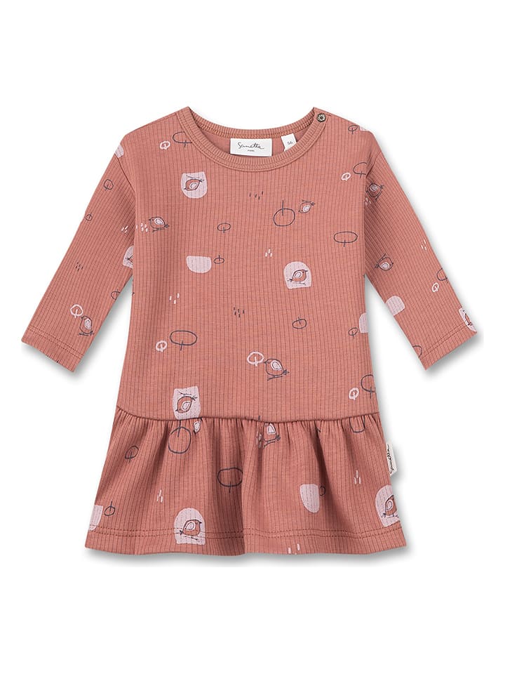 Sanetta Kidswear Kleid in Dunkelrosa günstig kaufen