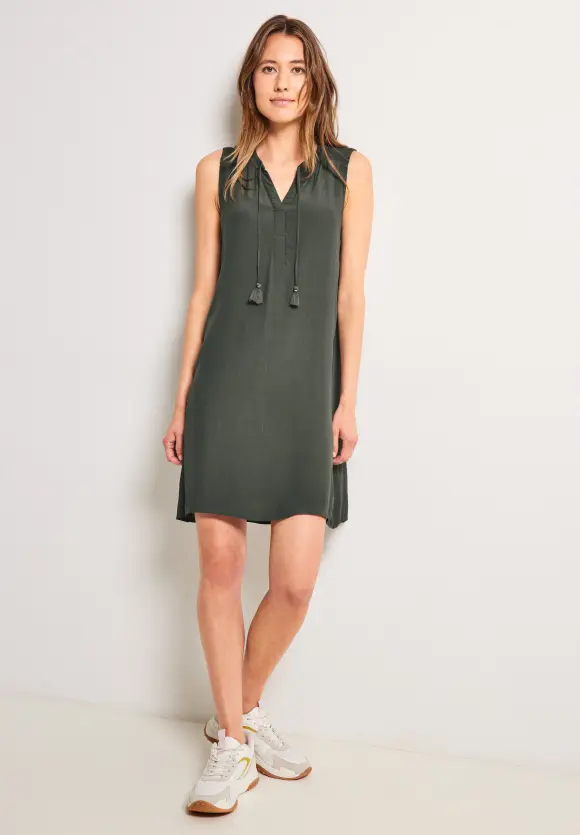 CECIL Crepekleid in Unifarbe
