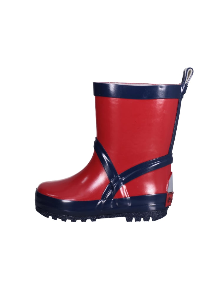 Playshoes Gummistiefel uni in Rot/Marine günstig kaufen 22/23