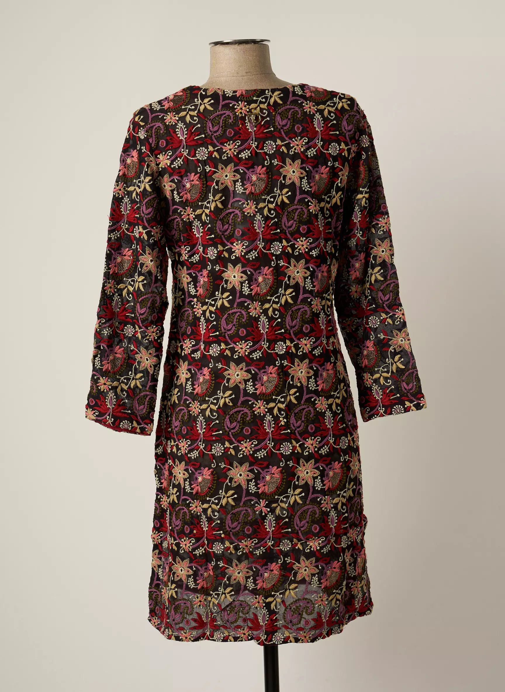 By Sophie Robes Mi Longues Femme couleur rouge