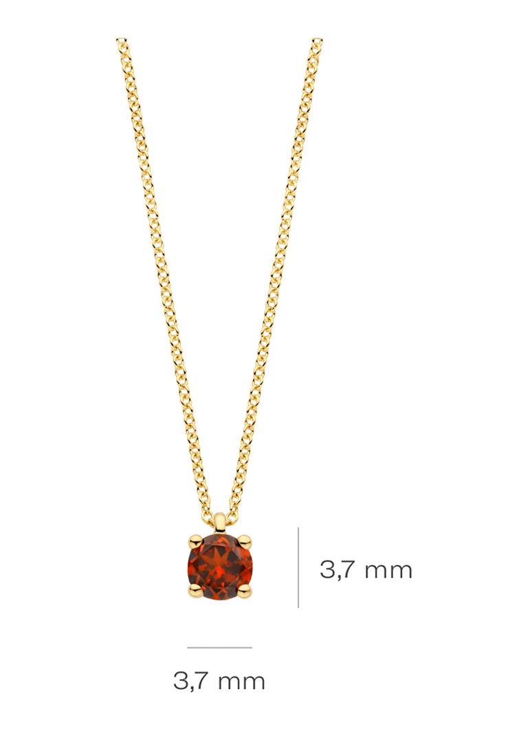 Blush Necklace of 14 carat yellow gold 3200YGA