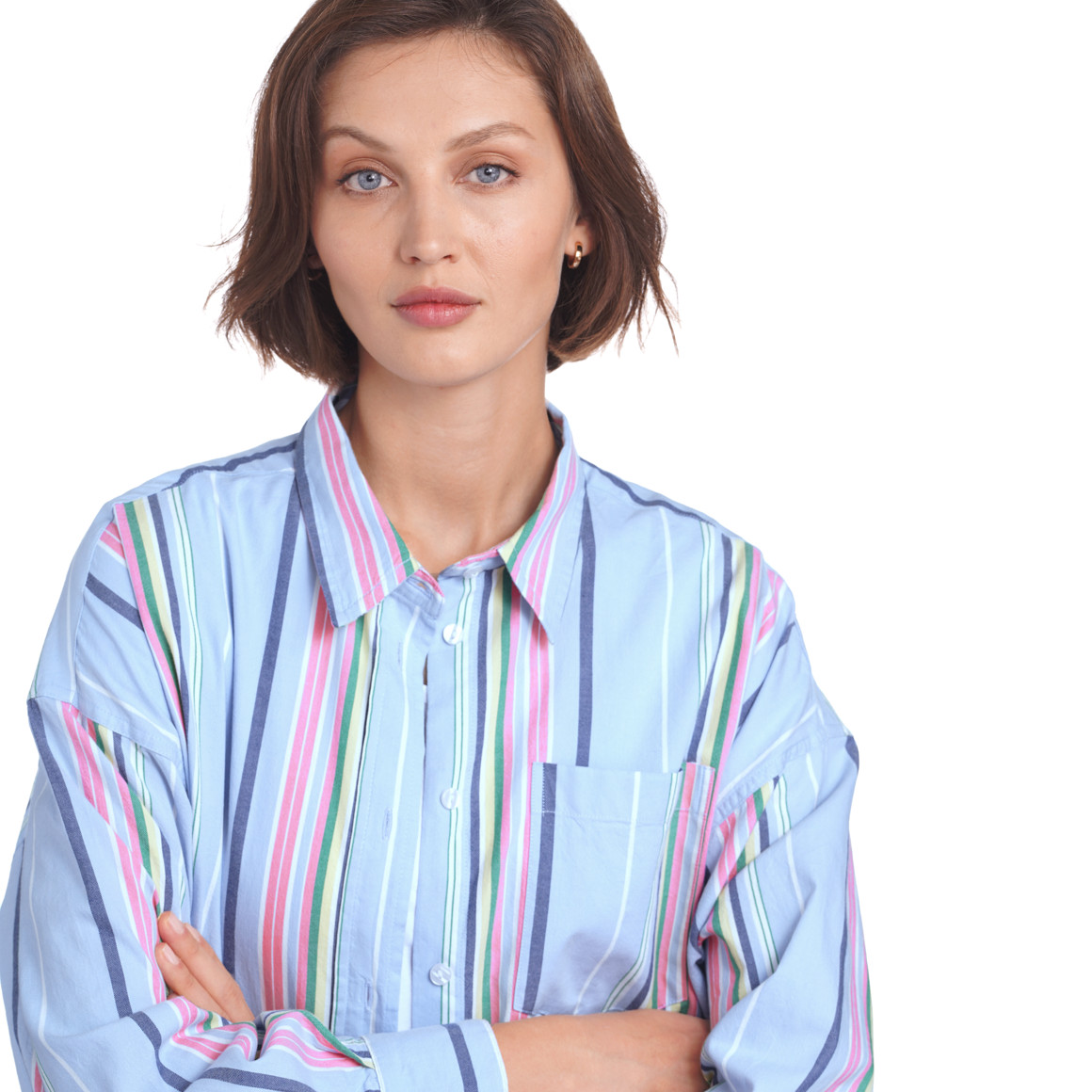 Damen Hemdbluse im Oversized-Look