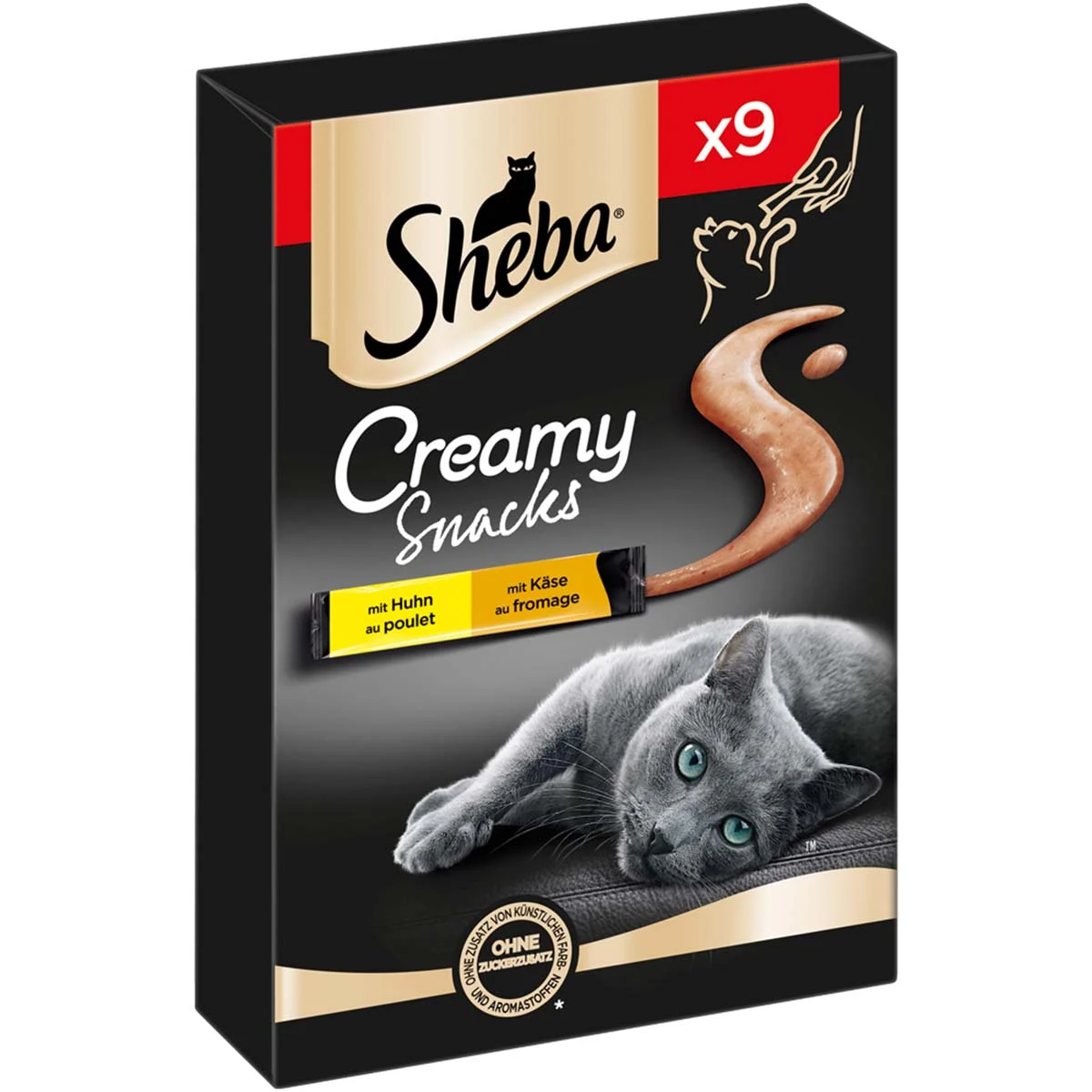 SHEBA Creamy Snacks mit Huhn und Käse kaufen