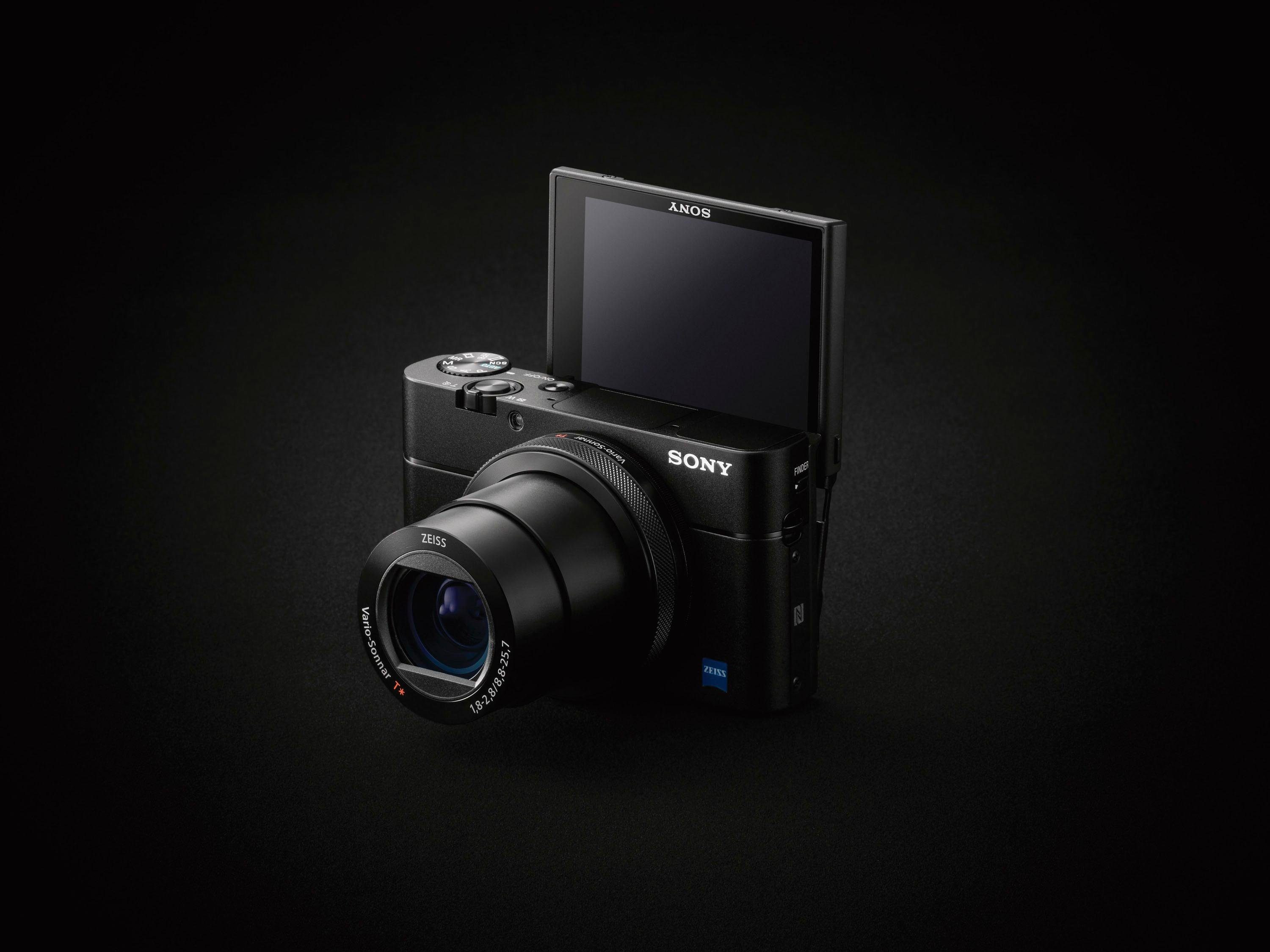 Sony DSC-RX100 VA Kompaktkamera (Carl Zeiss Vario Sonnar T*, 20,1 MP, NFC, WLAN (Wi-Fi)