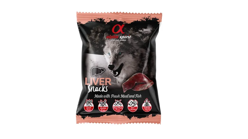 alpha spirit Dog Hundesnack Leber 50 g