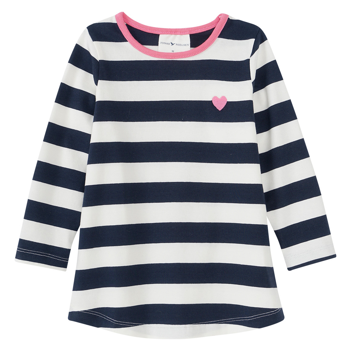 Mädchen Langarmshirt mit Streifen
