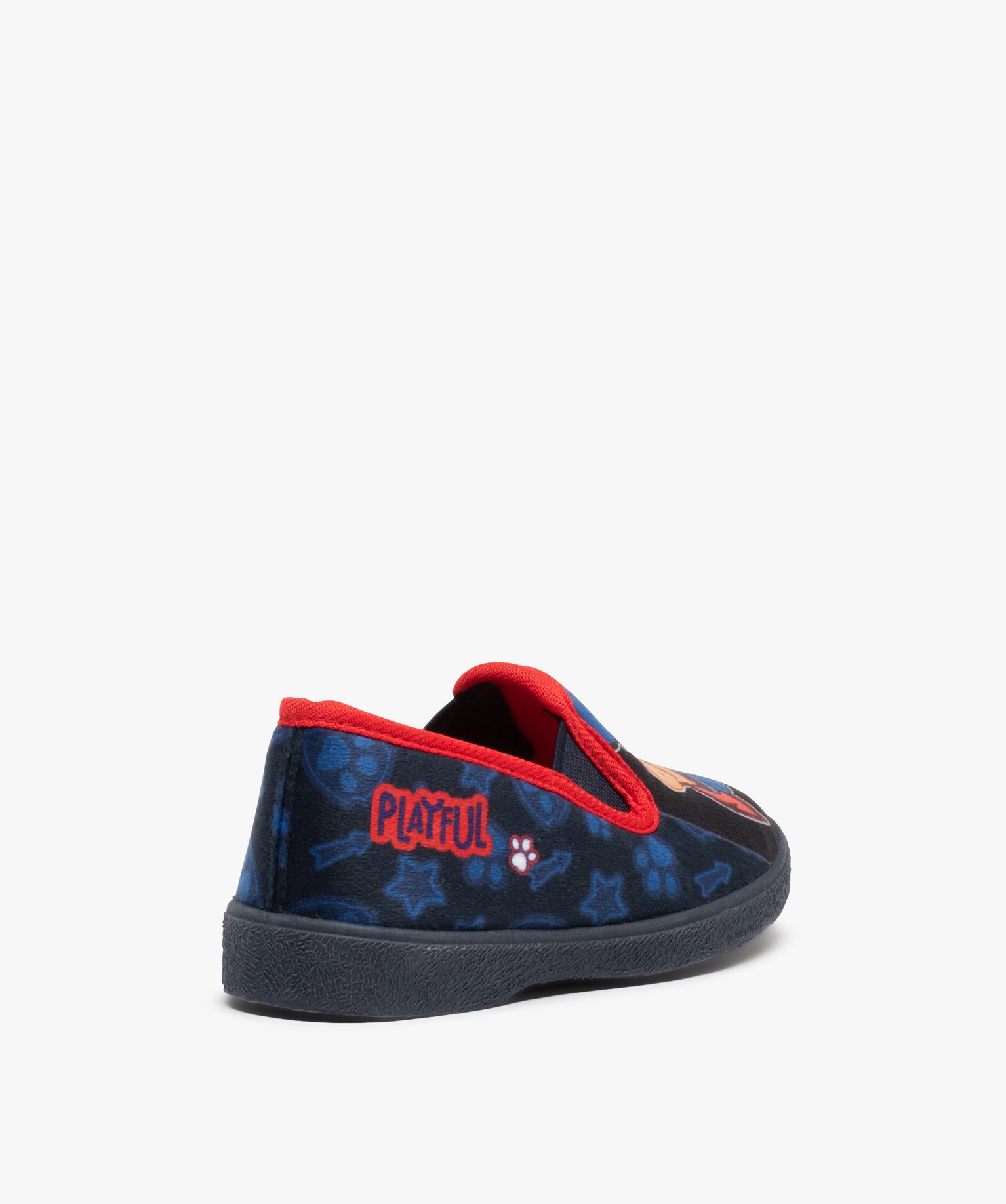 Chaussons Garçon en velours imprimé - Pat’ Patrouille marine | GEMO