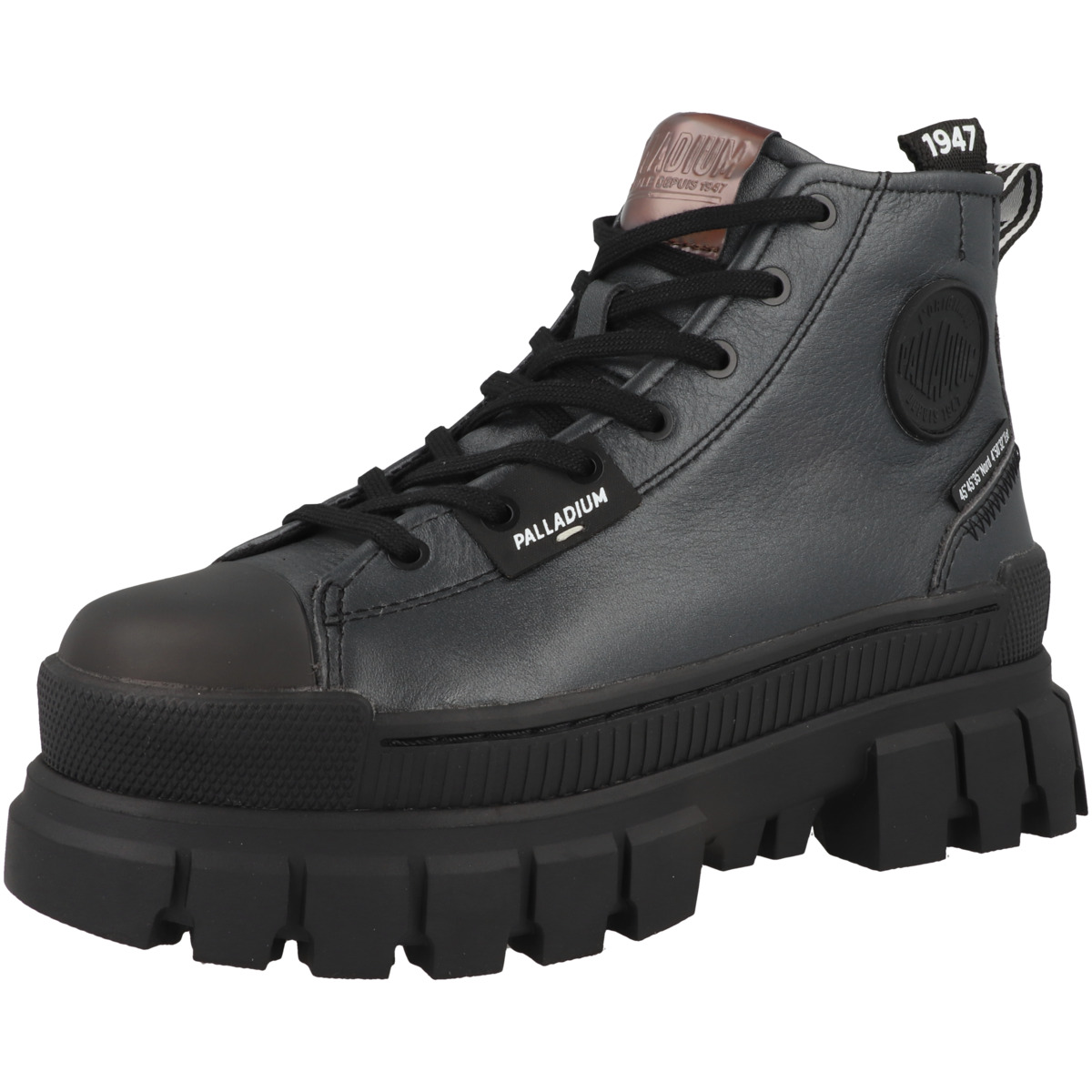 Palladium Revolt Hi Metal Schnürboots schwarz