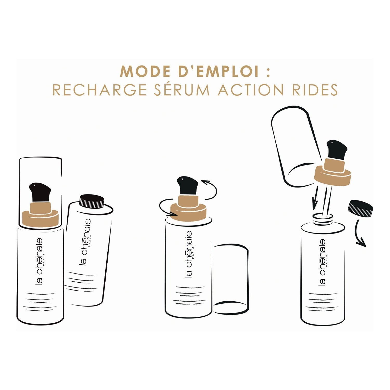 La Chênaie REFILL WRINKLE ACTION SERUM