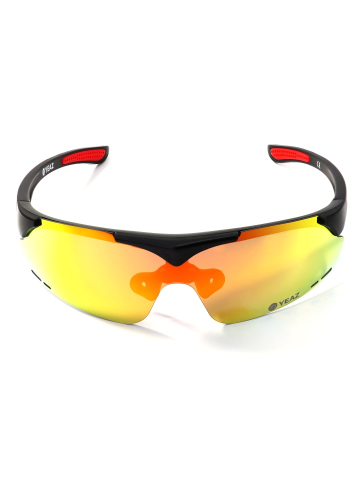 YEAZ SUNUP Magnet-Sport-Sonnenbrille in mattschwarz günstig kaufen onesize