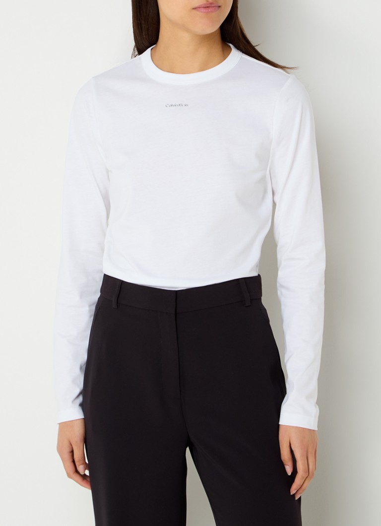 Maglia a maniche lunghe Calvin Klein con logo
