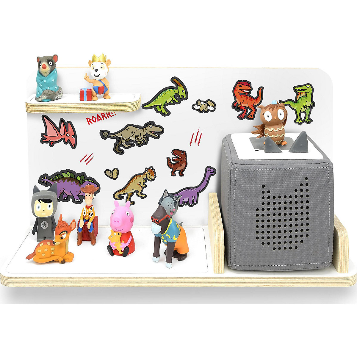 Regal für Musikbox Dinopark, klein - geeignet für Toniebox