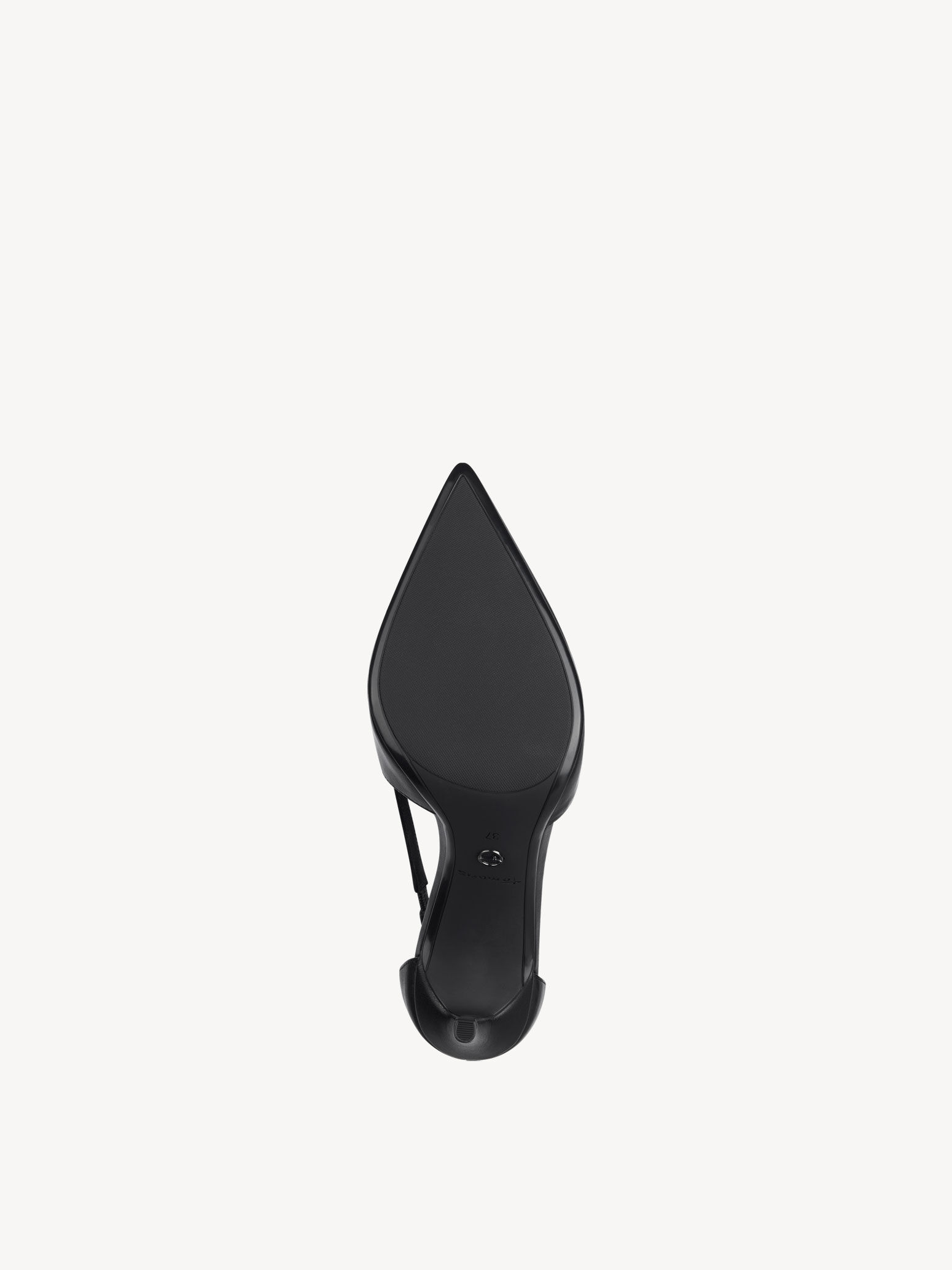 Escarpin en cuir - noir