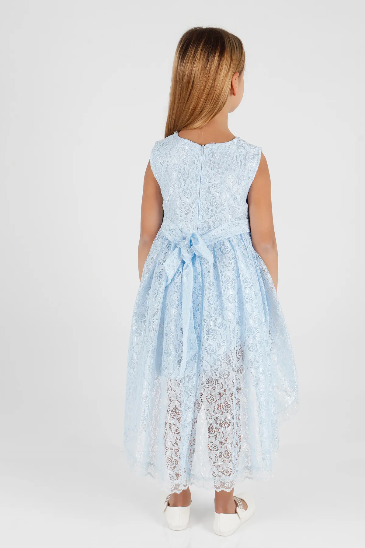 AHENGİM  Mädchen-Abendkleid mit Spitze, Ak2208
