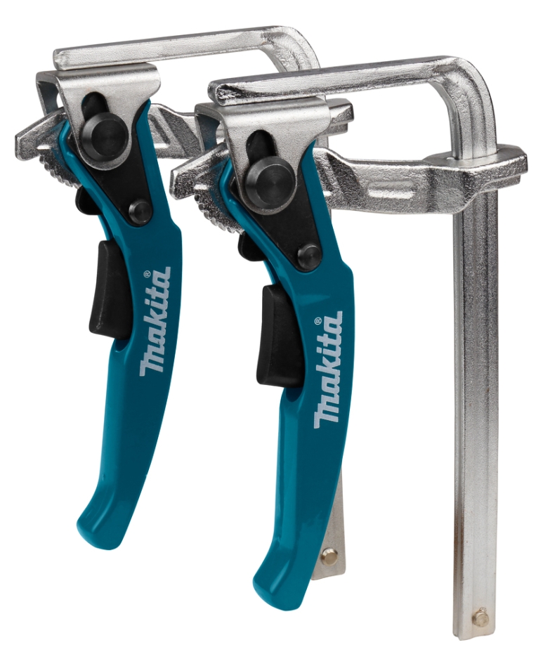 Makita Accessories 199826-6 Οδηγός ράγας Σετ σφιγκτήρων γρήγορης απελευθέρωσης 2 τεμαχίων