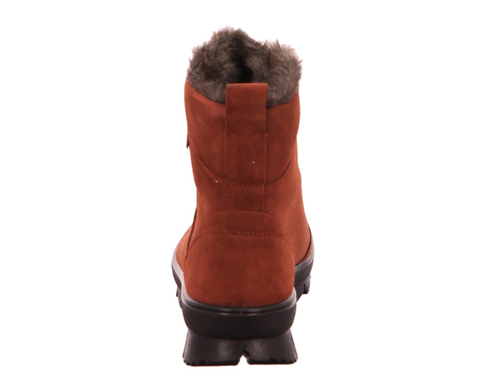 SUPERFIT Schnür-Stiefeletten braun Stiefelette Leder - NOVARA