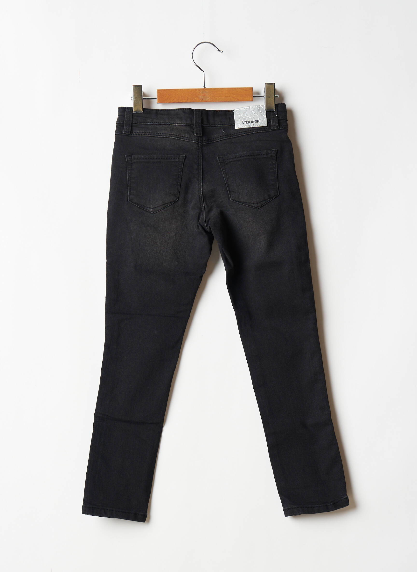 Stooker Jeans Coupe Slim Fille couleur noir