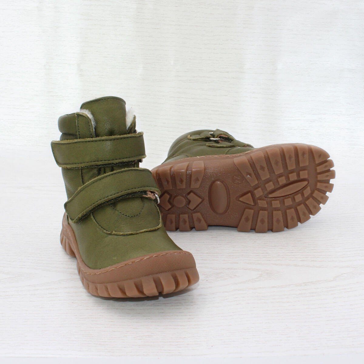 POLOLO Kinderschuhe Liam, Kinder Winterboots Bio Wollfutter