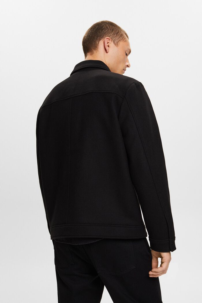 Truckerjacke aus Wolle
