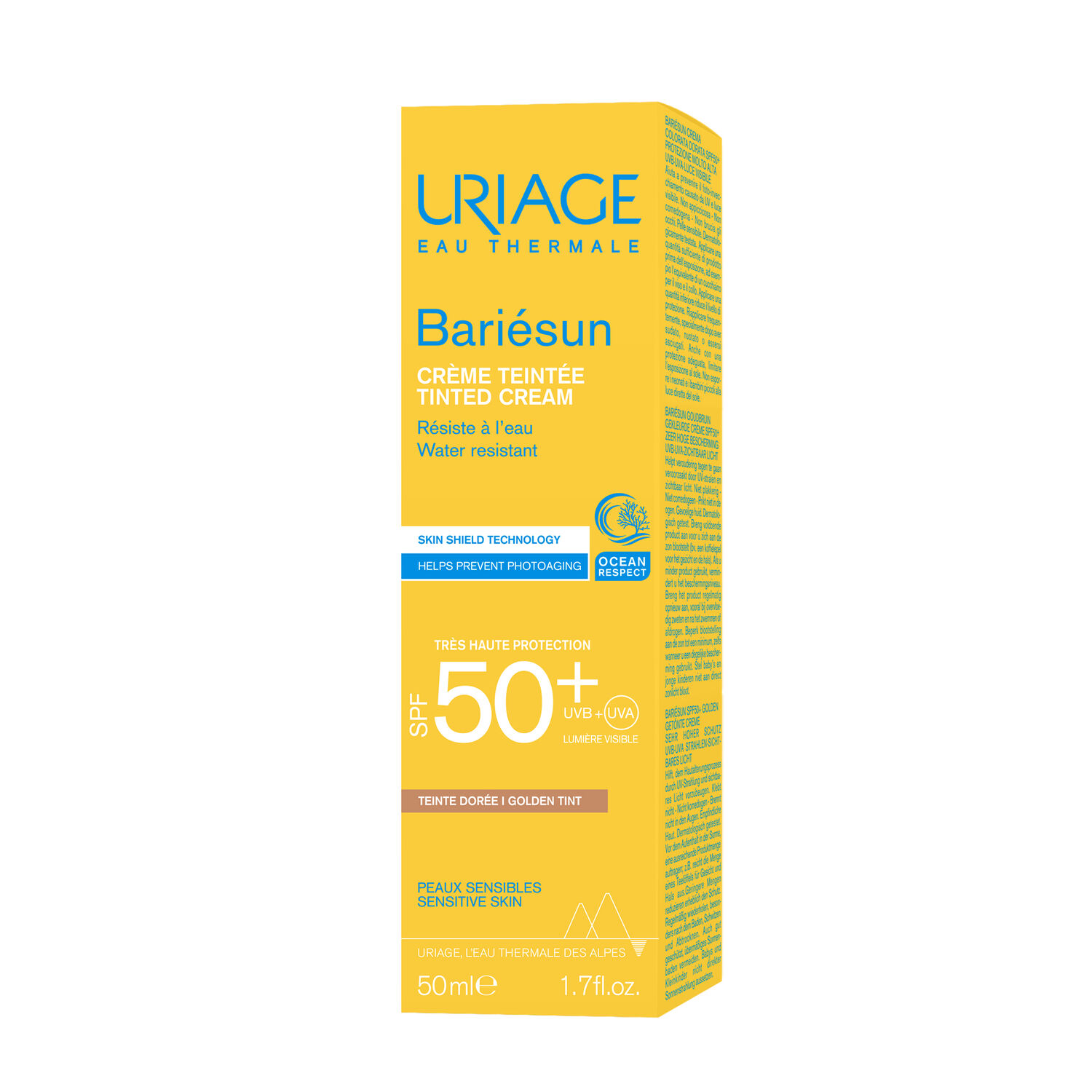 Uriage Bariésun SPF50+ Crème Teintée Teinte Dorée