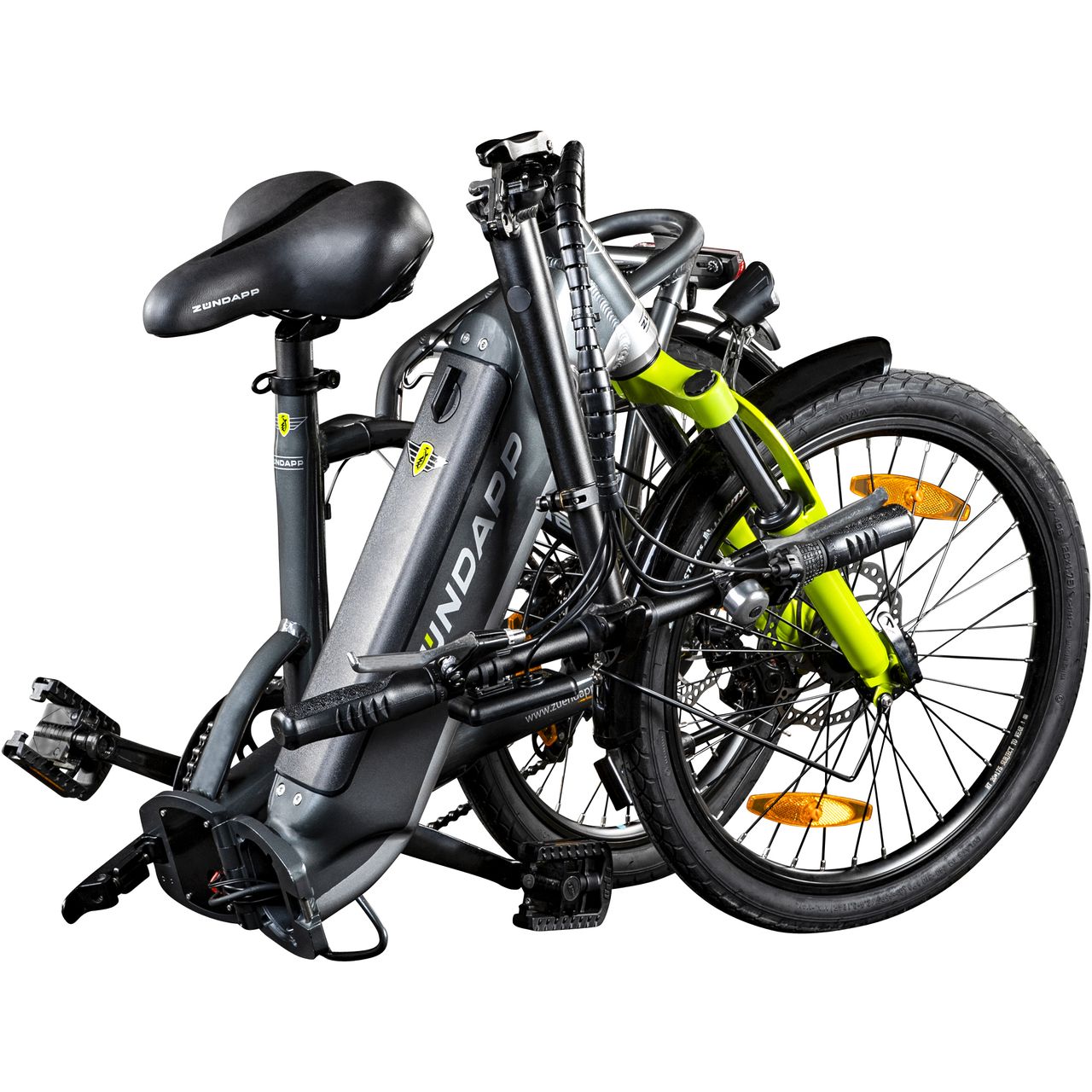 Zündapp ZT20R Ebike Klapprad für Erwachsene 145 - 180 cm Pedelec für Damen und Herren 20 Zoll mit 6 Gängen Elektro Bike Faltrad