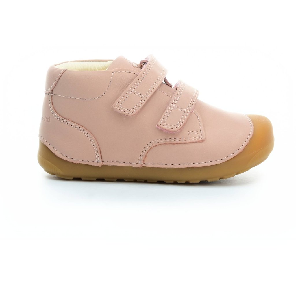 Bundgaard Petit Velcro Old Rose rosa Mid Cut Barfußschuhe