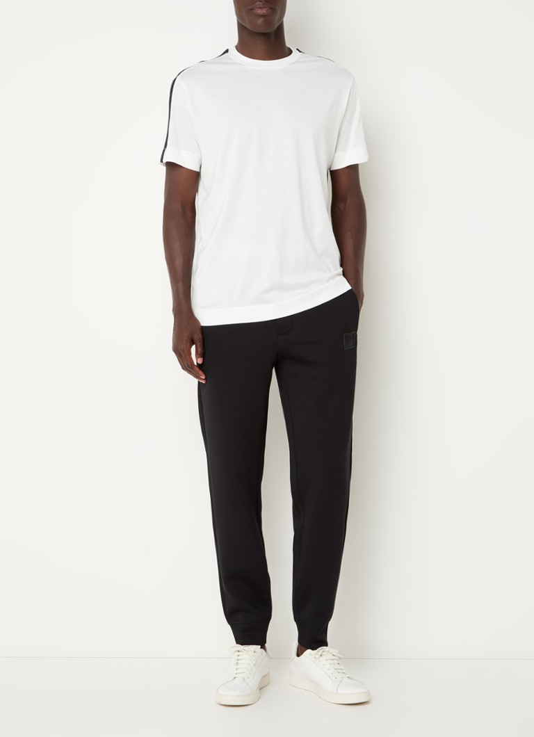 Tricou Emporio Armani cu logo brodat