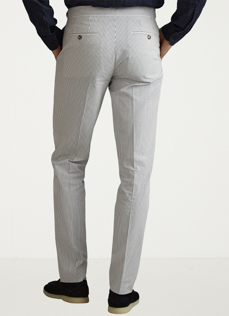 Pantaloni chino slim fit de la Reiss Barr, cu dungi imprimate.