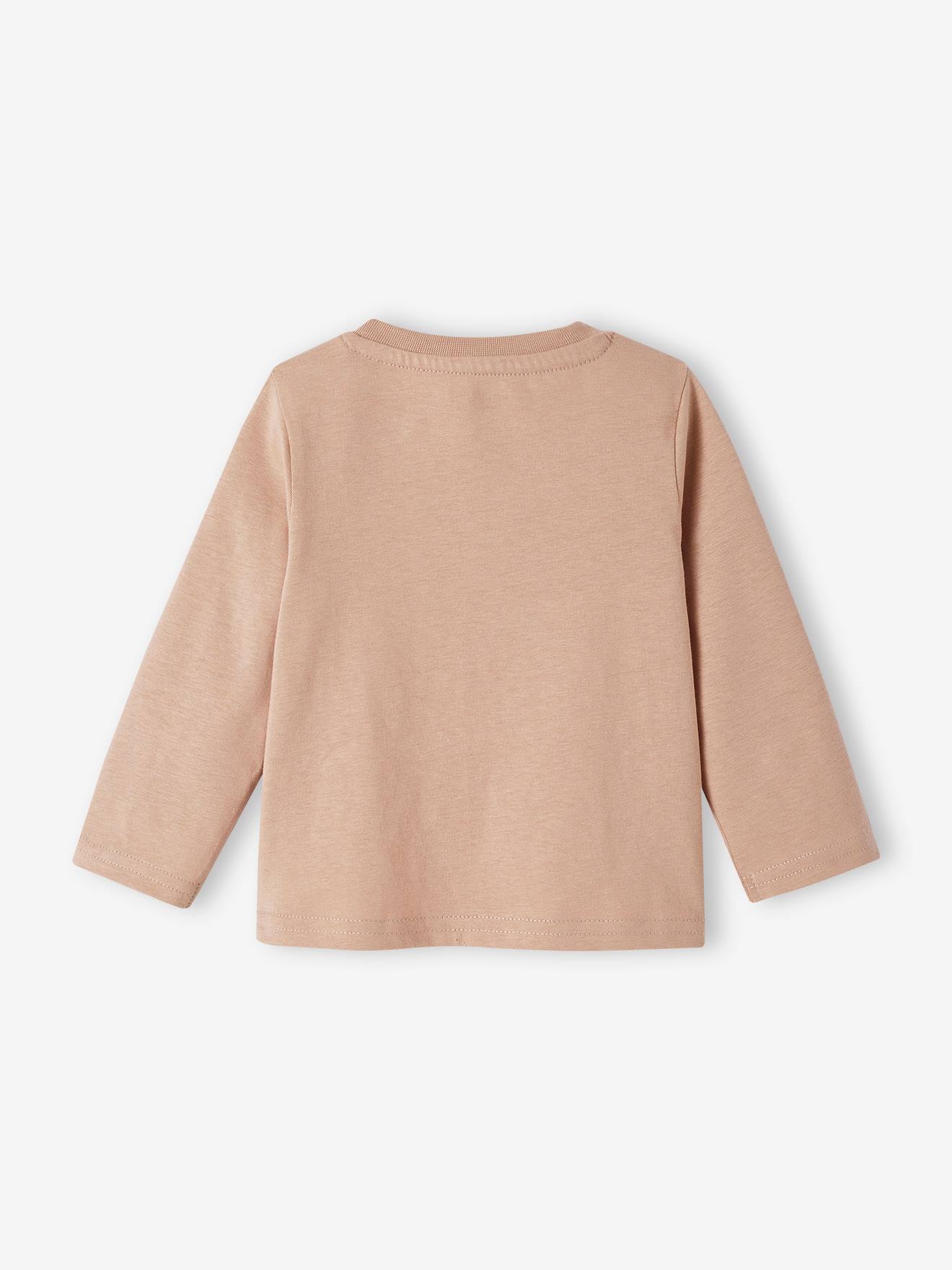 Lot de 2 tee-shirts Basics bébé manches longues écru