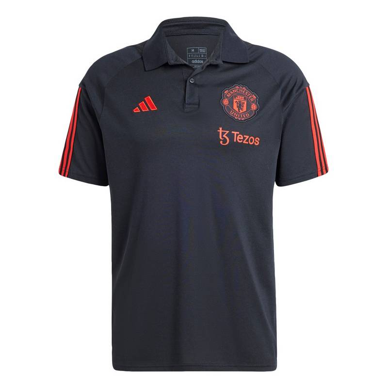adidas Manchester United Tiro 23 Poloshirt Langarmshirt Herren