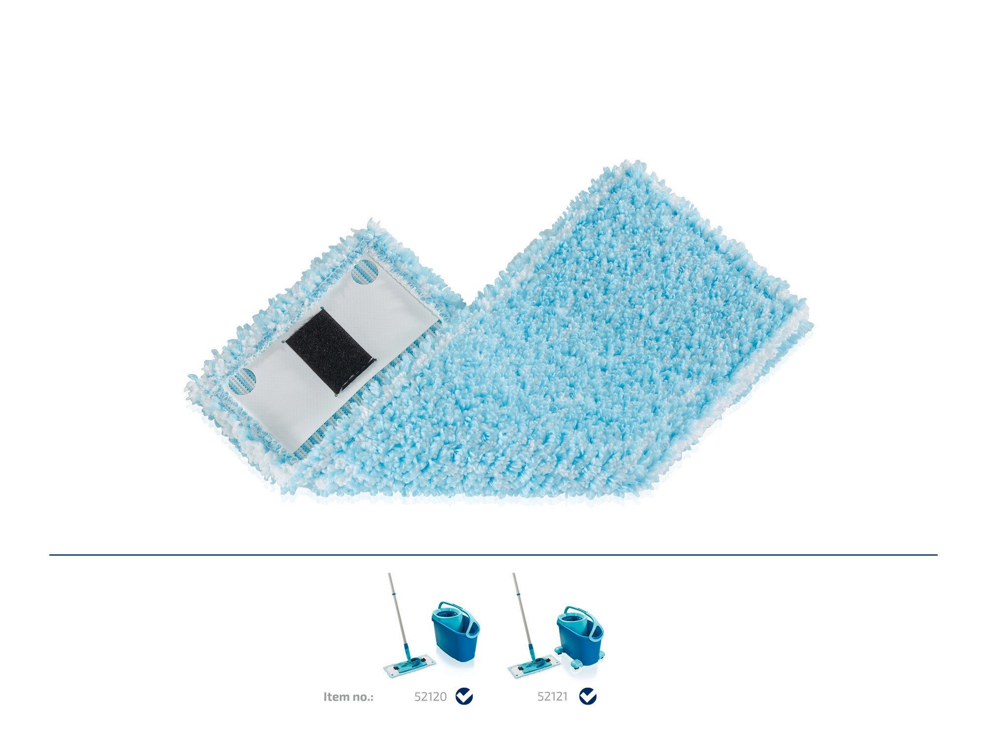Leifheit Wischbezug CLEAN TWIST M / Combi M super soft 2er Wischbezug