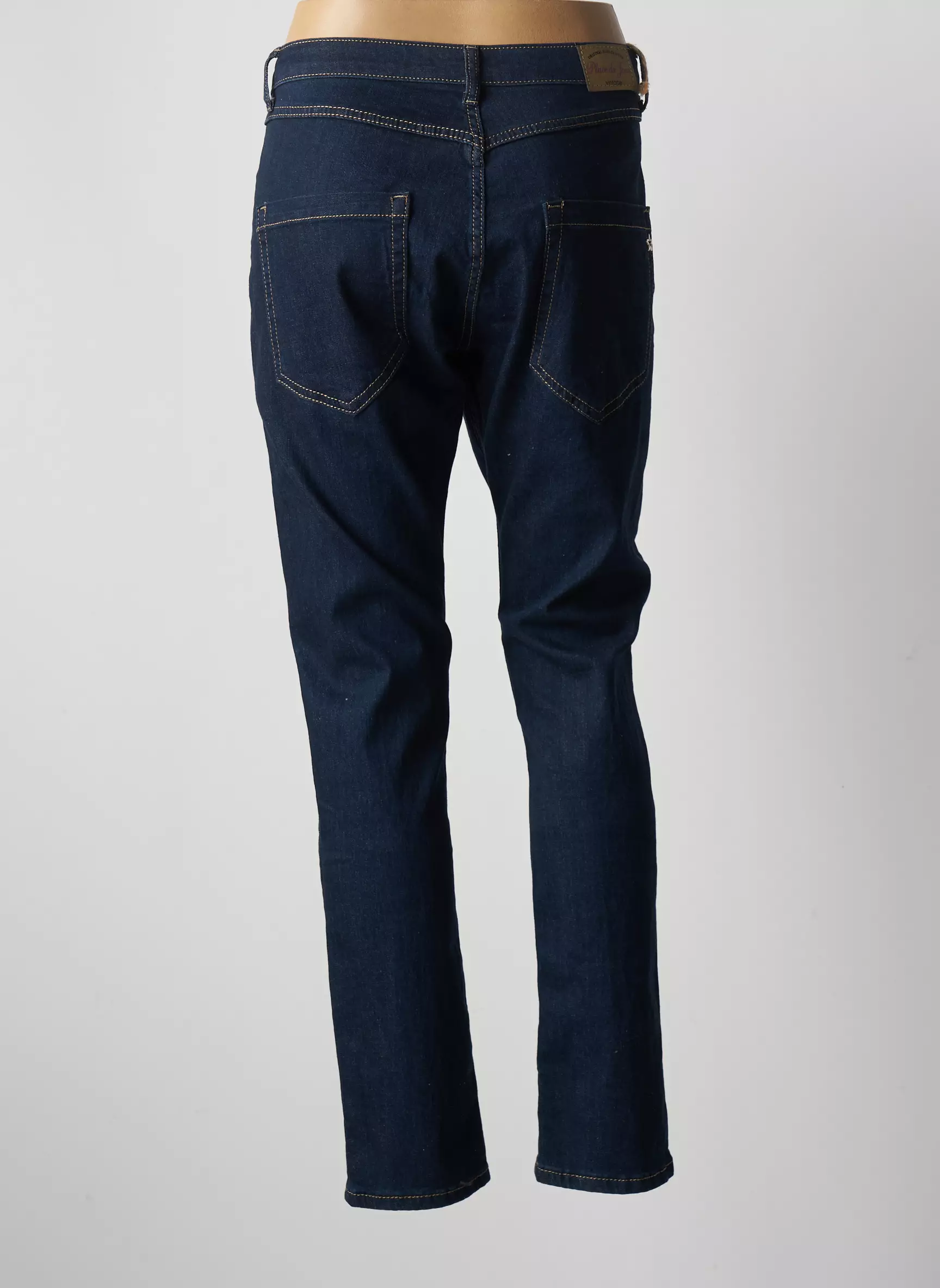 Place Du Jour Jeans Coupe Slim Femme couleur bleu