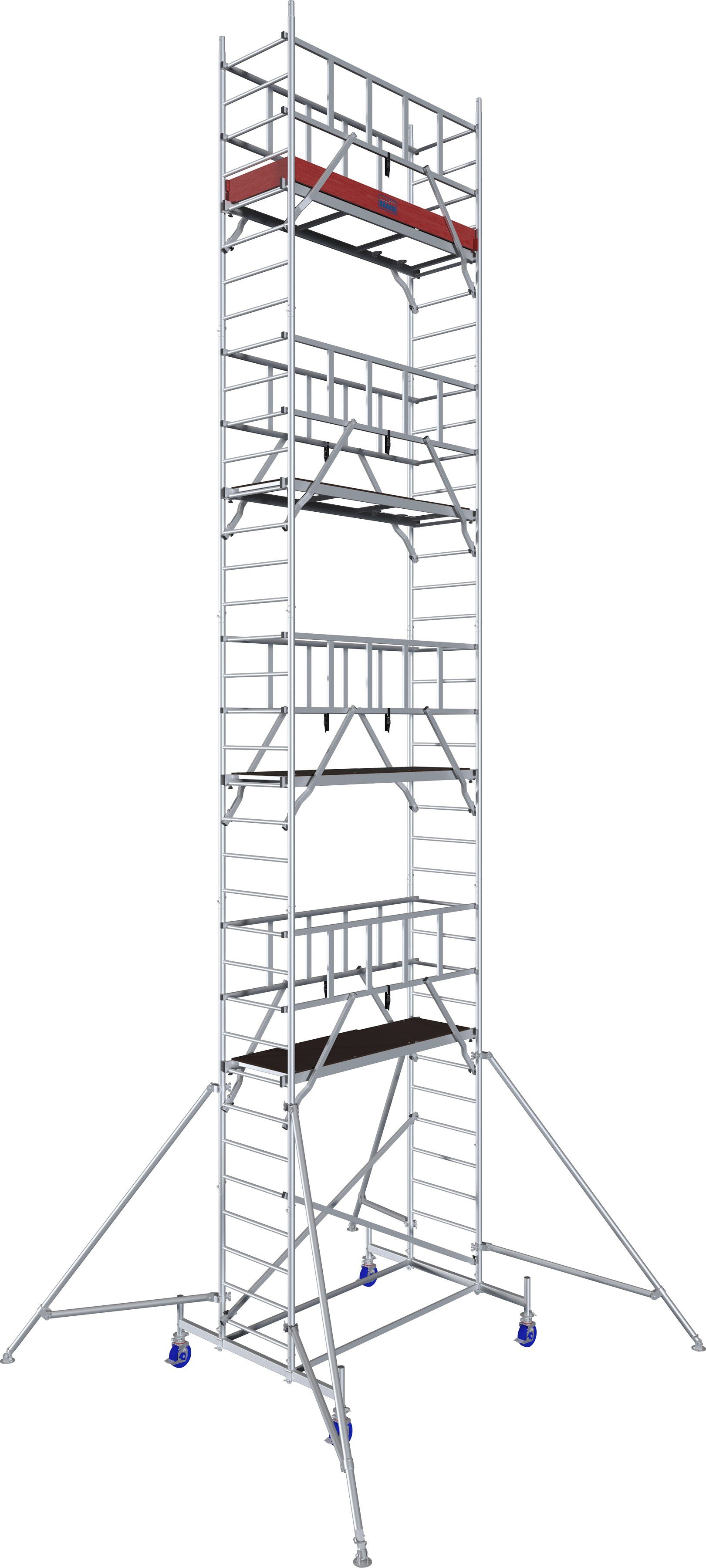 KRAUSE Fahrgerüst ProTec, (Set), Arbeitshöhe: 10,3 Meter