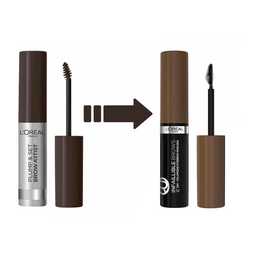 L'Oréal Infaillible 24H maskara za obrvi 3.0 Brunette (108 Temno rjava) 4,9 ml