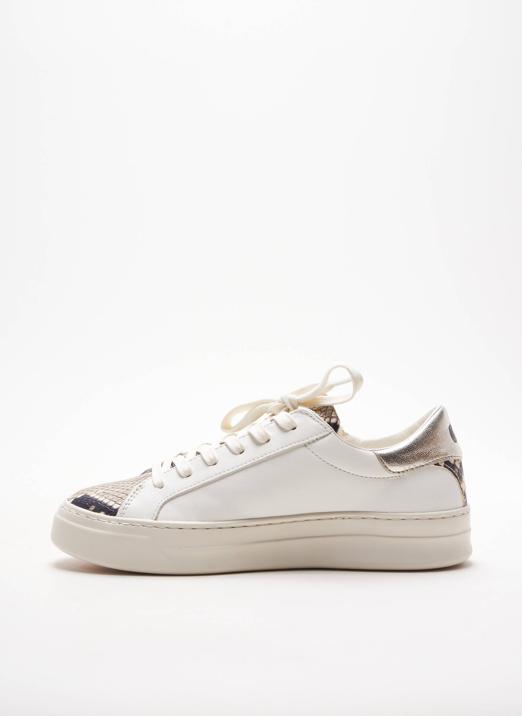 Crime London Baskets Femme couleur beige