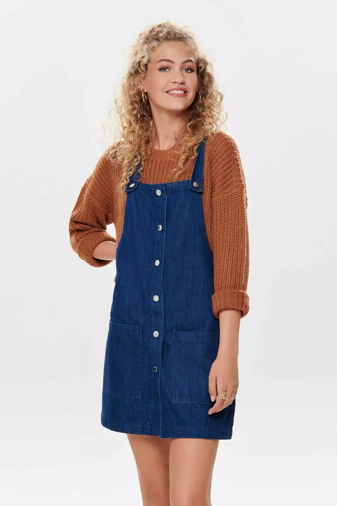 Only Robes Courtes Femme couleur bleu
