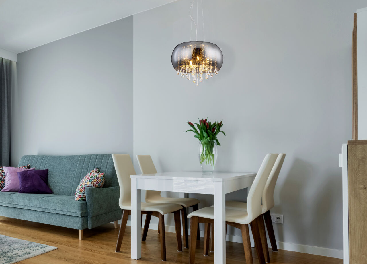 Globo Lighting - KALLA - Hängeleuchte Metall verchromt, 5x E14