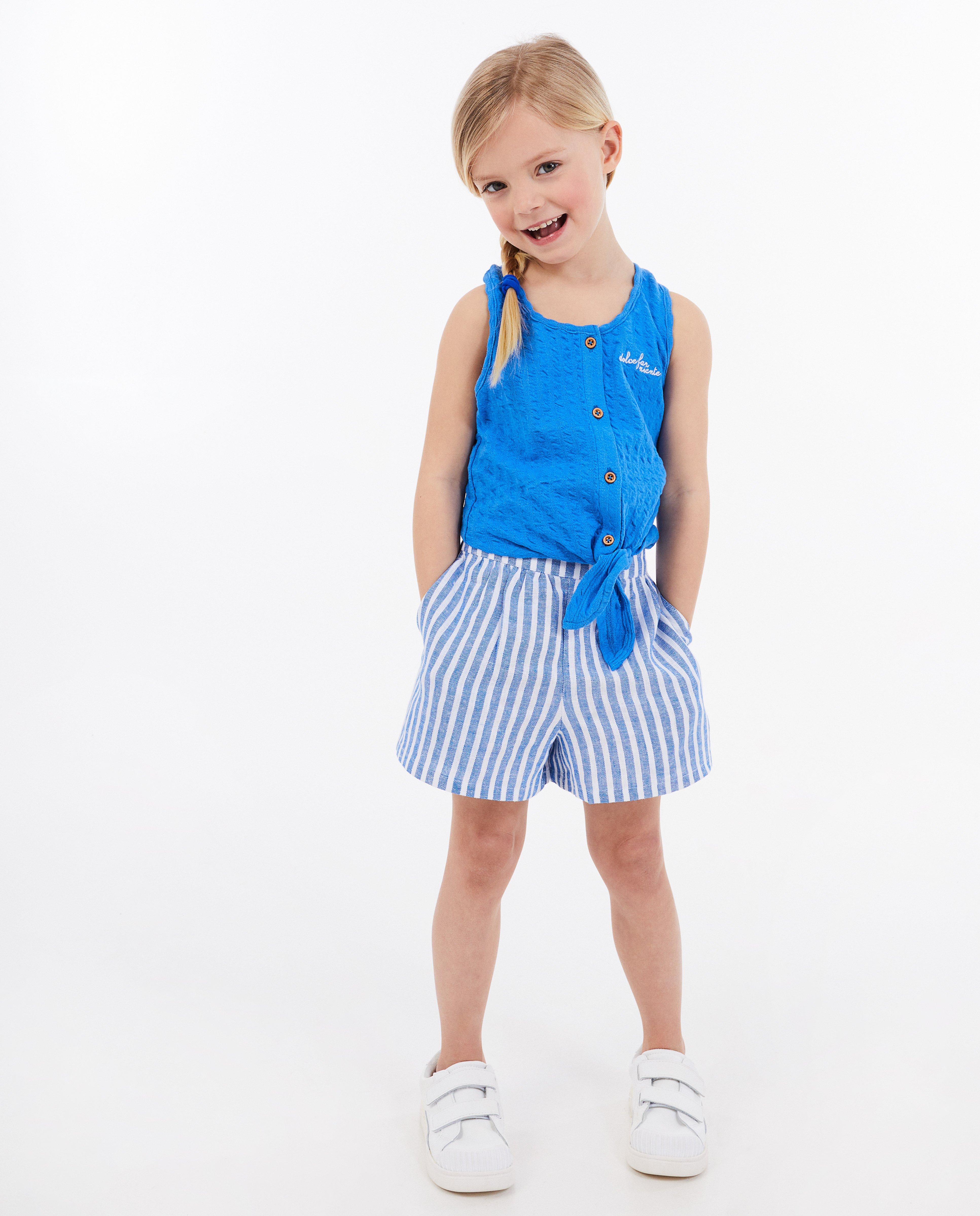 Milla Star Blue texturált felső kék