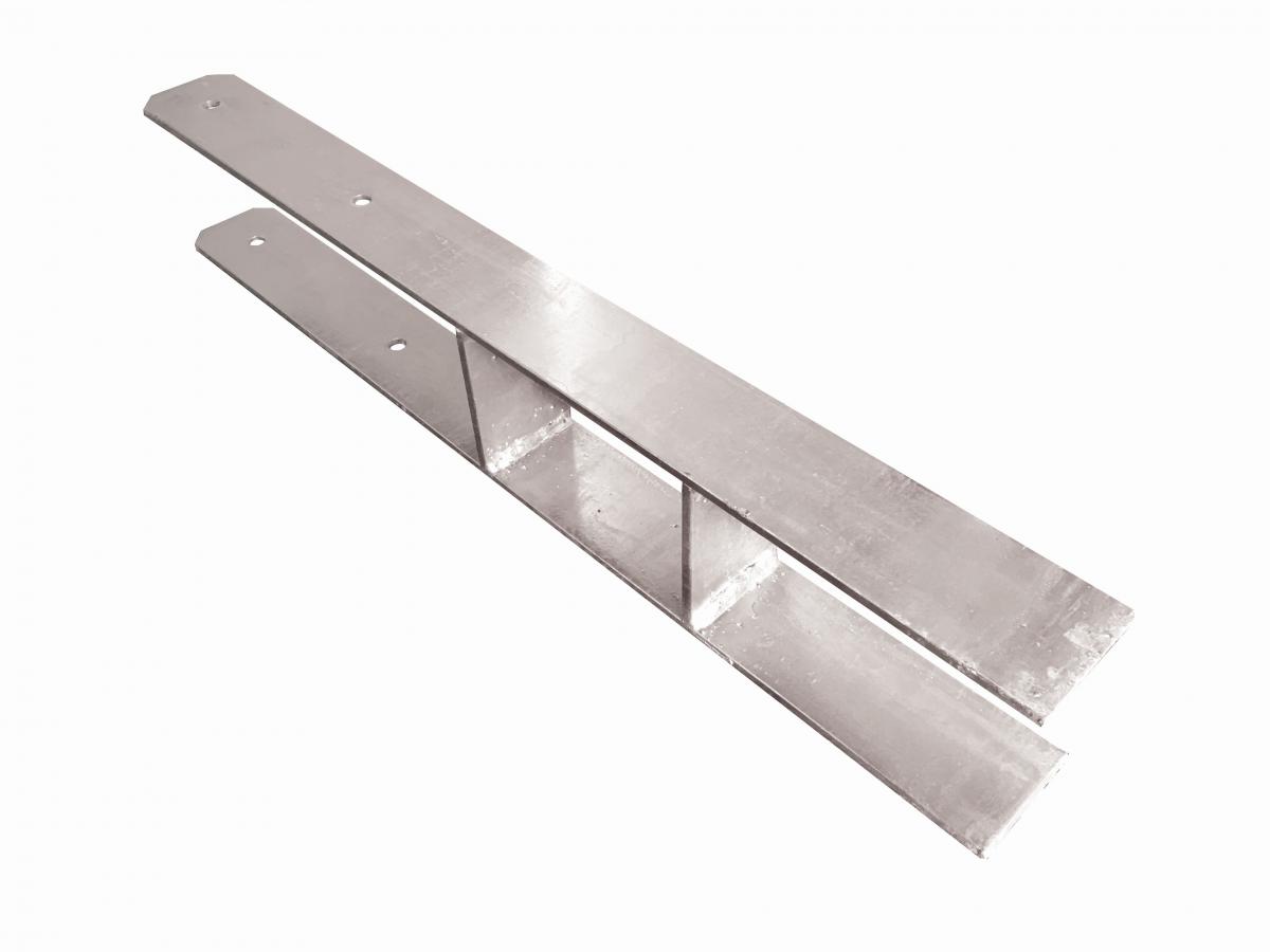 Woodfeeling H-Pfostenanker für 9*9 Pfosten, 60 cm