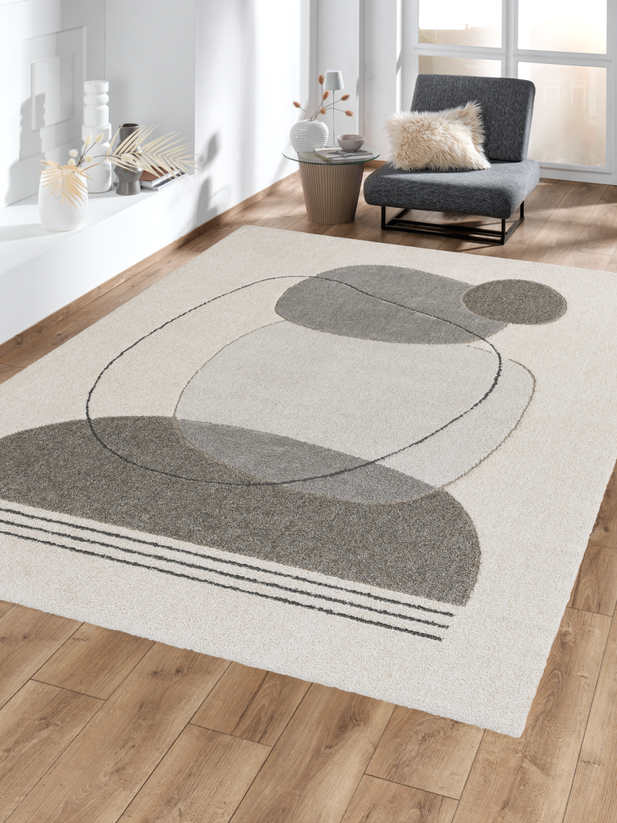 Schöner Wohnen Hochflorteppich Amaze Sand 140x200