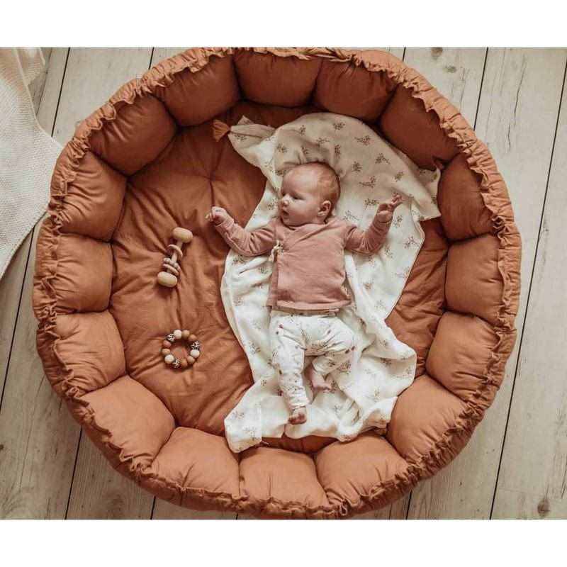 Tapis de jeu évolutif Bloom terracotta 3 en 1 Play and Go