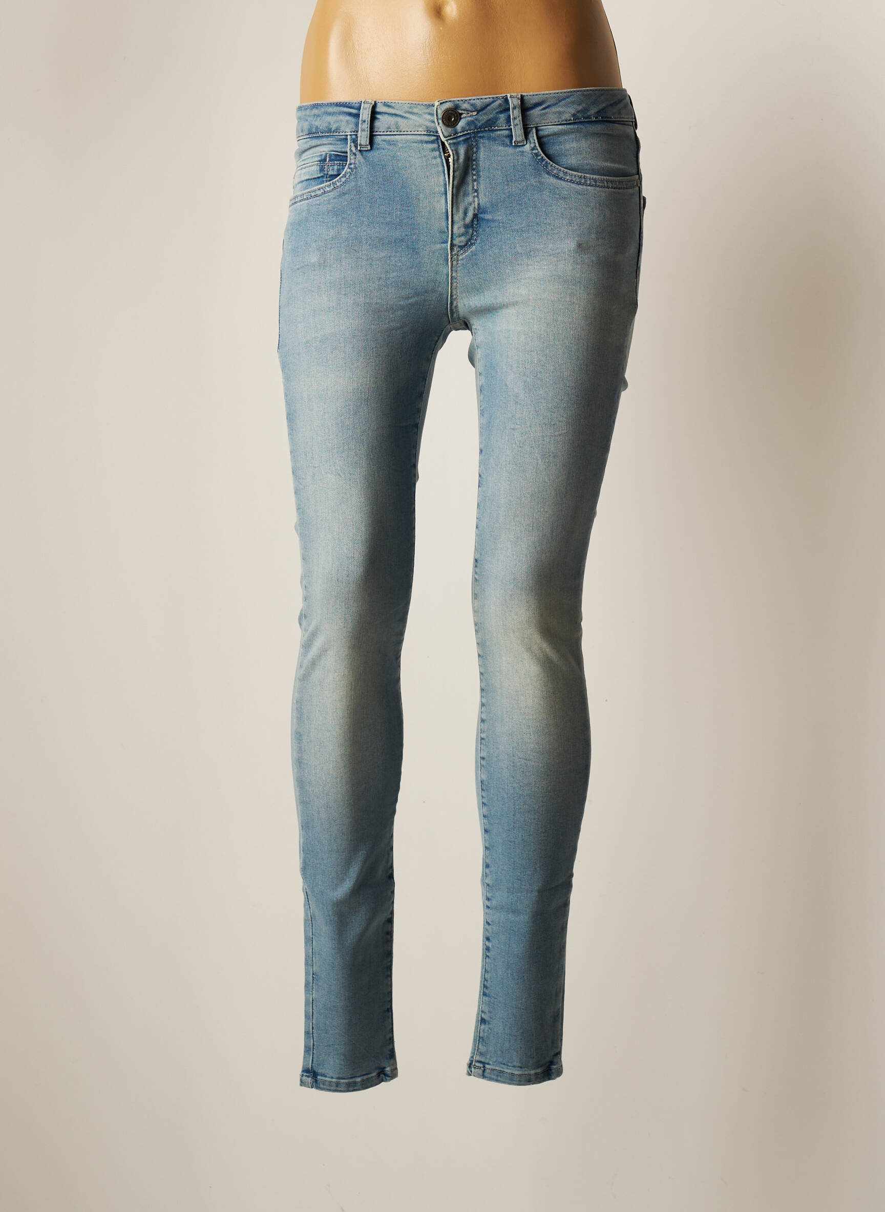 Yaya Jeans Skinny Femme couleur bleu