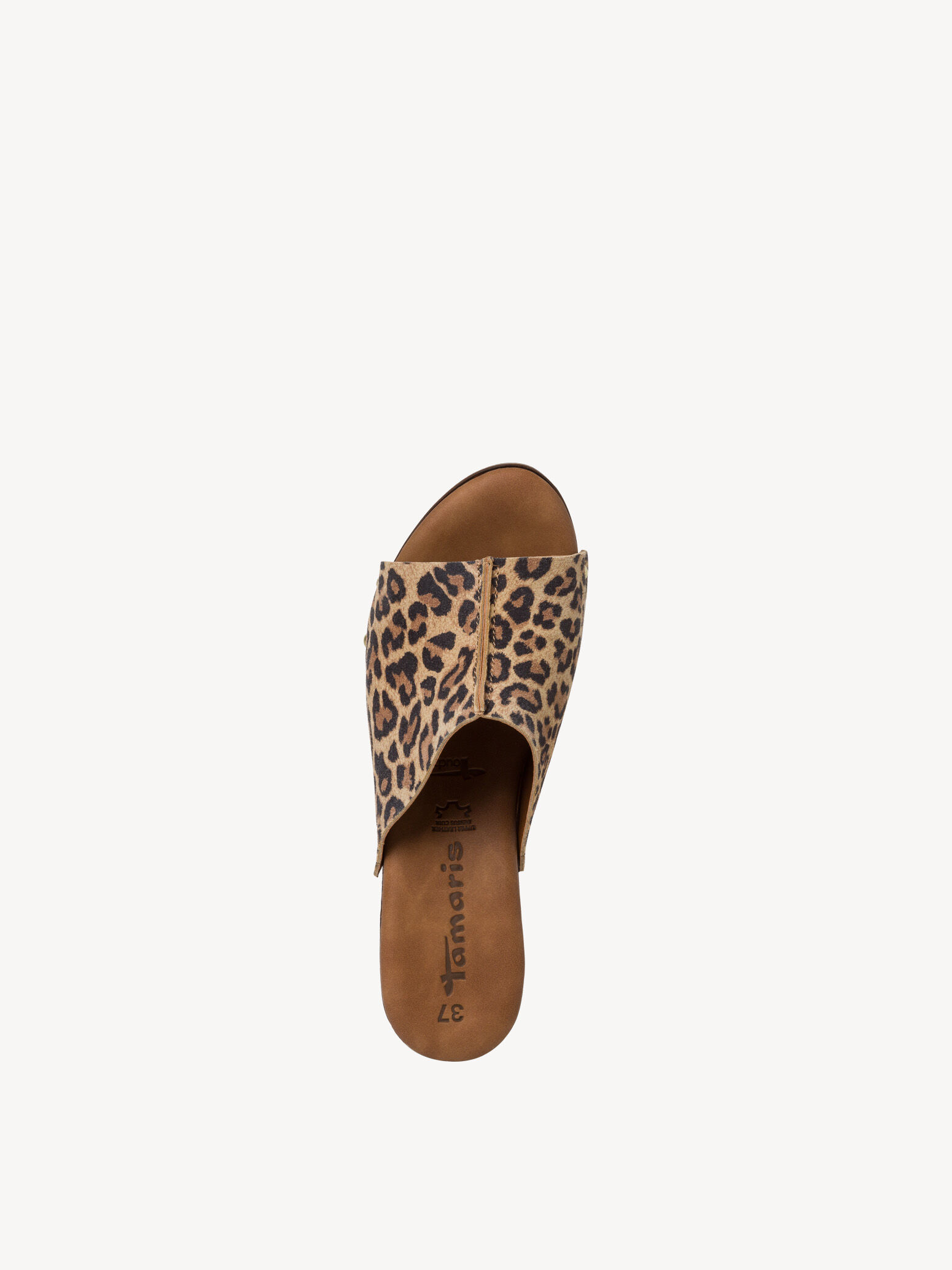 Mule en cuir - marron