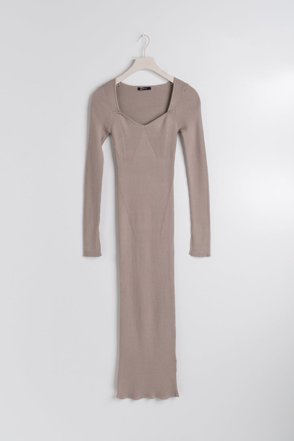 Knitted midi dress