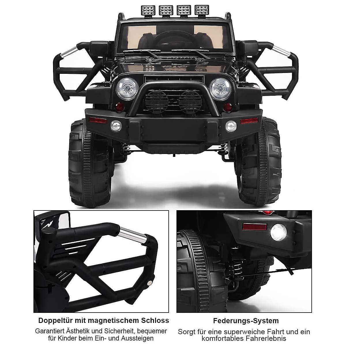 Elektroauto 12V Jeep mit Fernbedienung 3-7 Jahre