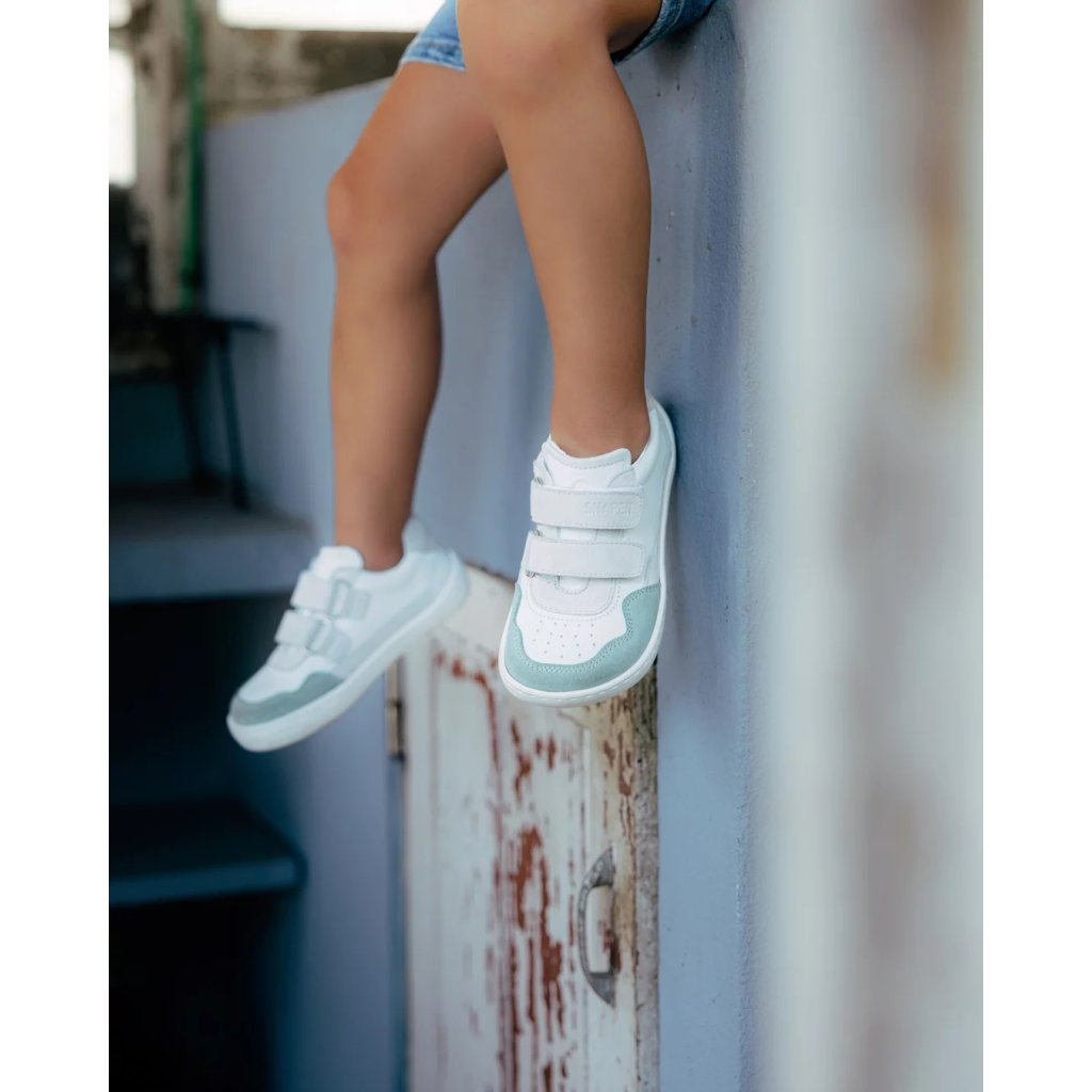 Shapen RE:WIND Mini Jade Leather Barfußsneakers