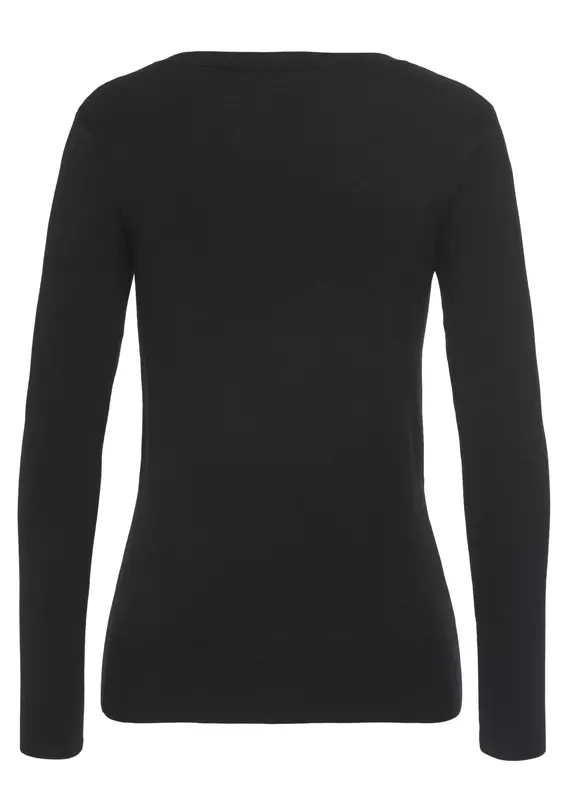 V-Ausschnitt-Pullover