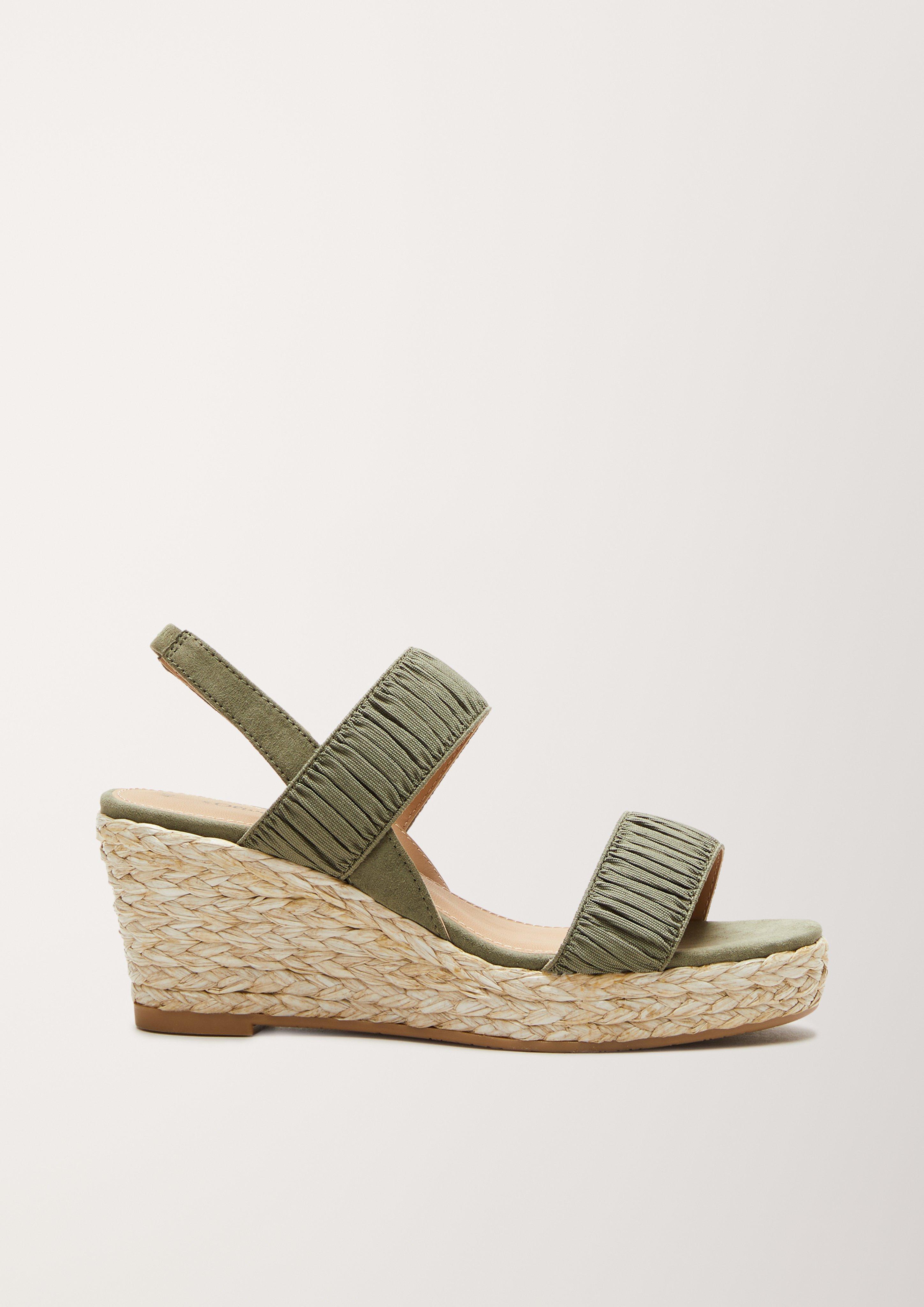 Wedges mit Raffung  6005723-728